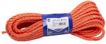 Plastic rope orange PP dm 8 mm Bundle a 20 m