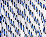Laken linnen wit-blauw PP dm 12 mm