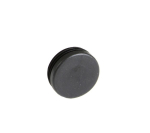 Stoppen voor ronde buizen 42 mm zwart, wanddikte 1-2 mm GL 42 met schijven 1 1/4" buis