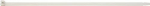 Kabelbinders 3,5x200 mm, naturel Stalen neus, 100 stuks/zak