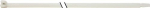 Kabelbinders 4,5x200 mm, naturel Stalen neus, 100 stuks/zak
