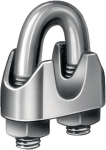 Wire rope clamp similar to DIN 741 1/2", 13 mm, galvanised