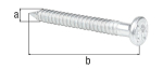 Anchor nails 4x40 mm galvanised. GAH 8701 KTR = 250 pieces