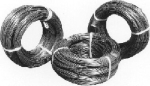 Annealed iron wire 4.0 mm / ring approx. 50 kg 1 kg = ca. 10 lfm.