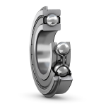 deep groove ball bearing 6205-2ZNR sealed, groove, snap ring, SKF