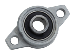 Flange bearing silver series KFL 001 Grub screw fastening