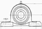 Pillow block bearing UCP 208 neutral