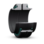 Gelenklager Stahl/Stahl GEM 20 ES-2RS abgedichtet, breiter Innenring, SKF