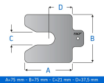 Ausgleichscheiben-Satz TMAS 75-040 0,40 mm - SKF MaPro