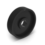 Keilriemenscheibe DIN 2211 SPA 250/1 für Taper-Buchse TB 2012