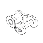 Connecting link cranked L 084-1 1/2"x3/16" simplex iwis P 83 V