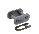 Straight connecting link with spring E 16B-1 1"x17 mm simplex Elite, straight tab