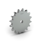 Sprocket disc simplex, pre-drilled 06B-1 3/8"x7/32", Z=38