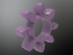 Gear rim Rotex 48 T-PUR 98 Shore A purple