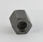 Trapezoidal threaded nut steel TR16x4,hexagon Sw=24 L=24 mm right-handed