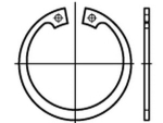 Circlip DIN 472 I 130x4.0 Spring steel