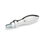 Ballengriff, drehbar DIN 98-AL-16-E Alu, Gewindezapfen M 6