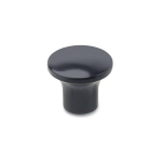 Mushroom handle with internal thread GN 76-33-M8-D PF black, brass socket