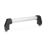 Rechte booggreep GN 667-30-300-EL Geanodiseerd aluminium