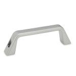 Bow handle front mounting GN 728.5-120-B Stainless steel matt blasted
