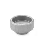 Knurled nut without pin hole DIN 6303-M5-A-NI IG, stainless steel