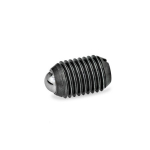 Druckstück federnd mit Kugel GN 615-M8-K Federdruck normal