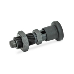 Locking bolt with locking knob GN 817-8-8-CK with lock nut, knob PA SW