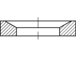 Tapse lepel, vorm D M 6 mm, 7,1x12x2,8 mm AMF DIN 6319D