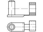 ES-Bolzen ES 16x32 mm, verzinkt für Gabelkopf DIN 71752
