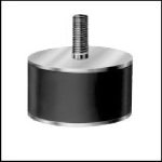 Rubber-metalen buffer B-30x30 / 55° Shore A M 8 AG/IG, oscillerend metaal