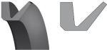 V-Ring VL 160 / 155-165 mm FPM