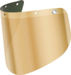 Protective disc 500x250x1 mm, clear-goldbe. Aschua, polycarbonate