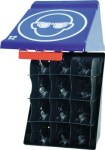 Sicherheitsaufbewahrungsbox 236x315x200 mm, blau, schlagfest GEBRA Secu-Box Maxi 12 Brillen