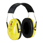 Ear muffs with headband SNR=27 dB, yellow capsules, EN352-1/3 3M Peltor Optime I H510A