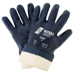 Gloves, nitrile Size 10, blue fully coated, EN 388 Nitras 0344