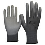 Handschoenen, nylon Maat 10, grijs, PU-coating, EN 388 Nitras 6205