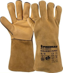 Welding gloves full hand lining Size 11, cow split leather yellow Mühlheim II-Super