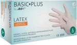 Einweg-Latex-Handschuhe Gr.M, puderfrei Basic Plus BOX=100 STK