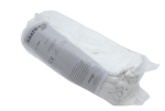 Cotton jersey gloves bleached white Knitted waistband , BTWS