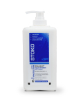 Huidbescherming tegen waterige stoffen 500 ml fles met pompje, ongeparfumeerd Stokoderm aqua sensitive