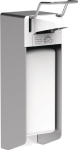 Aluminium zeepdispenser met 1000 ml fles geschikt voor alle 1 liter