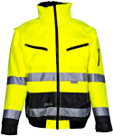 Warnschutz-Pilotenjacke Gr.XXXXL, gelb-grau EN20471