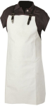 Bib apron Cow grain leather, natural Soho II
