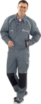Tailleband jasje Maat 52, grijs-zwart, MG320 Planam Canvas
