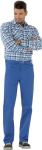 Broek met tailleband Maat korenbloemblauw, BW290 Planam