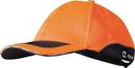 High visibility cap orange, 53-61 cm head circumference