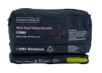EHBO-tas Mini 3 in 1 voor in de auto volgens DIN 13164, 22x15x8 cm, blauw incl. gevarendriehoek en veiligheidsvest