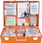Multi-verbanddoos gevuld volgens DIN 13169 uitgebreid, oranje Söhngen 3001155