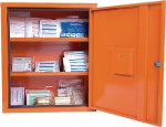Verbandschrank Eurosafe 490x560x200 mm, leer, Feinblech orange Söhngen 0503009