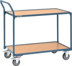Tafelwagen 2 legborden, Promat Laadvermogen 300 kg, 1000x600 mm duifblauw NCS 4040 R 70B, Promat